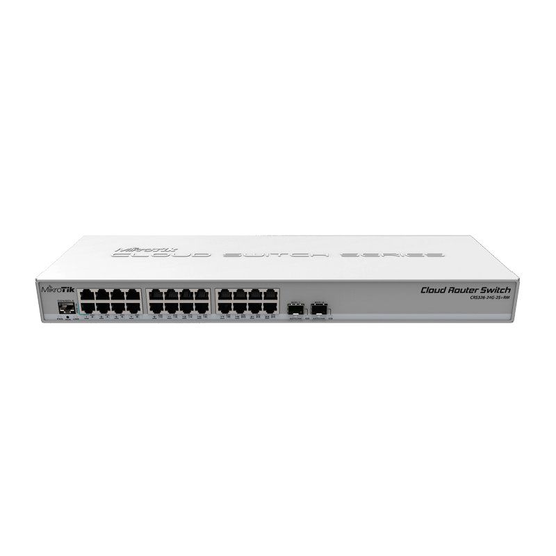 Mikrotik CRS326 24G 2S RM Switch 24G Et 800MHz L5